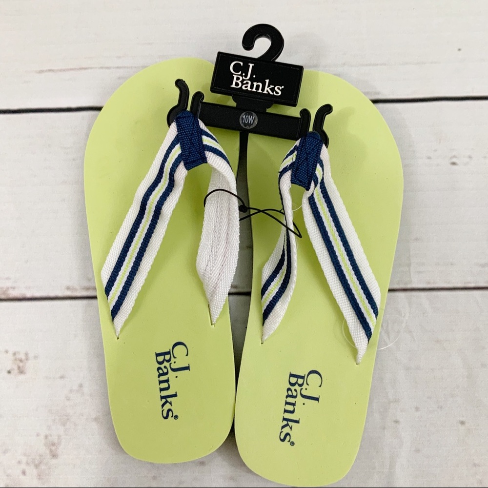 Flip Flops by CJBanks Size 10 W